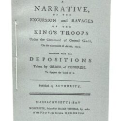 A Narrative of the Excursion and Ravages of the King's Troops 1
