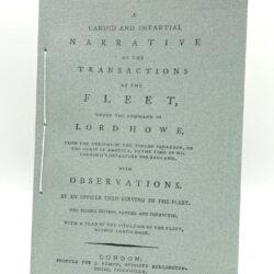 A Narrative of the Operations of the Fleet, London, 1779 1