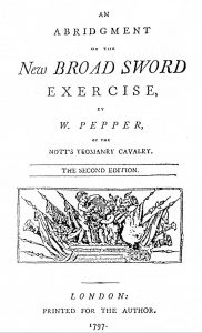 An Abridgement of the New Broad Sword Exercize, London, 1797