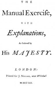 The Manual Exercise of 1764 Small Edition