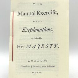 The Manual Exercise of 1764 Small Edition 1