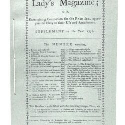 Lady's Magazine Supplement for 1776