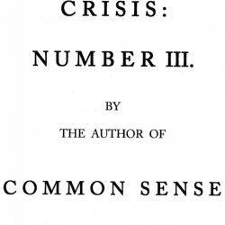 American Crisis, #III, 1777