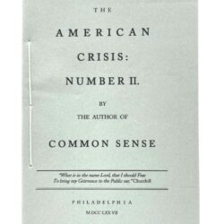 American Crisis, #II, 1777