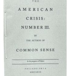 American Crisis, #III, 1777 1