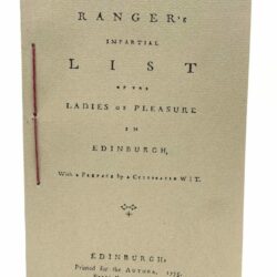 Ranger's Impartial List of the Ladies of Pleasure, &c. 1