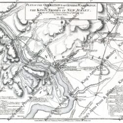 Map of the Battle of Trenton, William Faden, 1777