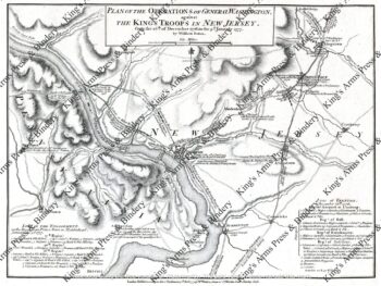 Map of the Battle of Trenton, William Faden, 1777