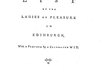 Ranger's Guide to the Ladies of Pleasure of Edinburgh